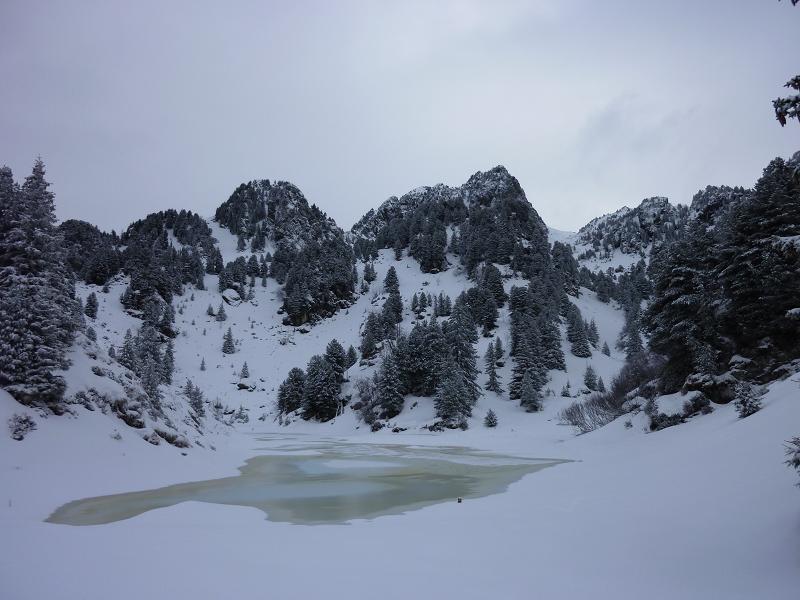 Grd Eulier : lac du Pourrettes : ça a tout dégelé ......