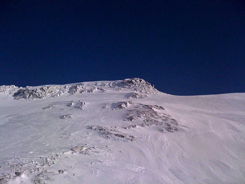 #1 le Clapier, 300m sous sommet : J le Clapier, 300m sous sommet : J'avais oublié les crampons !! Pas pu finir avec les couteaux...