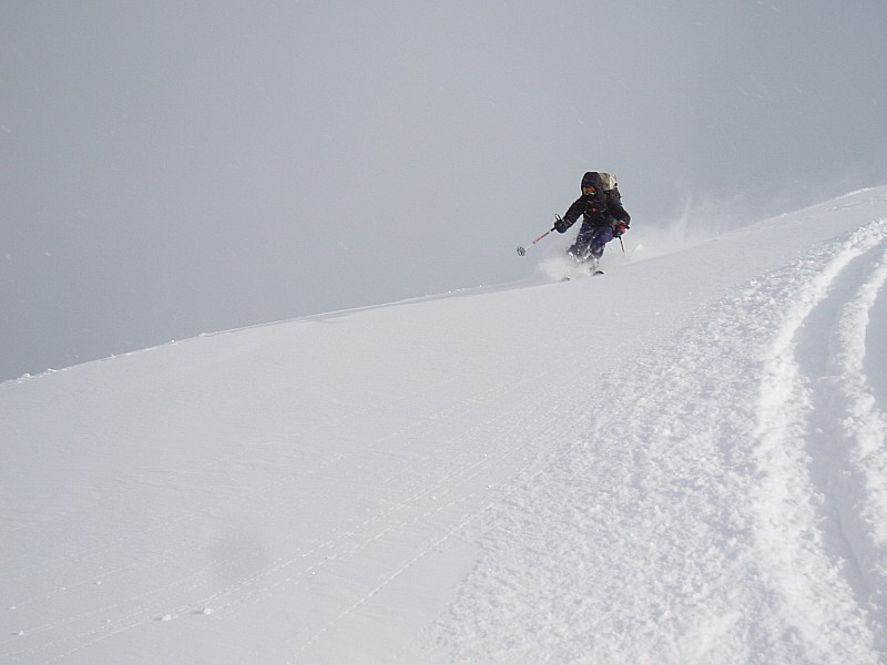 #1 decente : vers 2150m direction Plan des Bos decente : vers 2150m direction Plan des Bos
