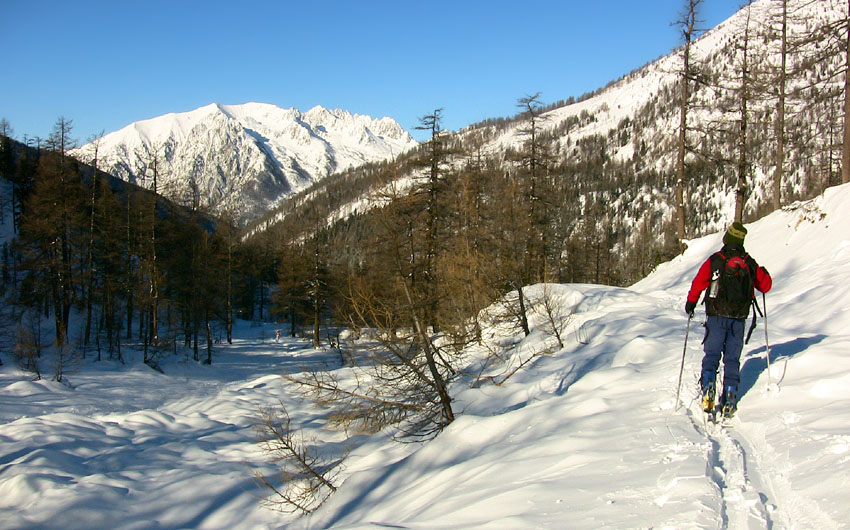 #5 Col de Salèse - Secteur du Mt St Sauveur (Isola 2000) en A/R plan Col de Salèse - Secteur du Mt St Sauveur (Isola 2000) en A/R plan