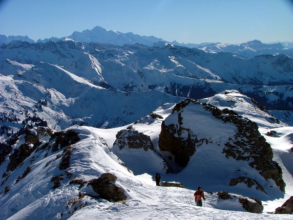 arrivée au sommet : Derniers mètres.