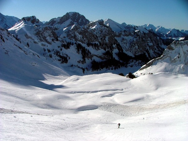 Vallon de Bise : Montée au Col d'Ugeon