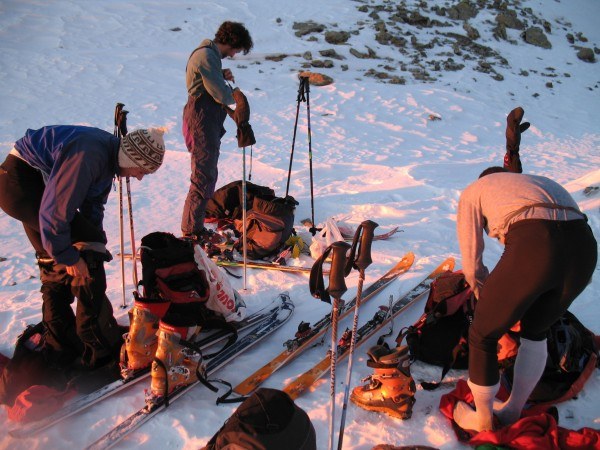 Habillage : 17h18 : habillage pour passer la nuit