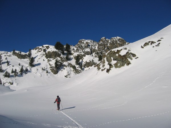 Plat de la Pra : 11h48 : les grands plats avant le refuge de la Pra