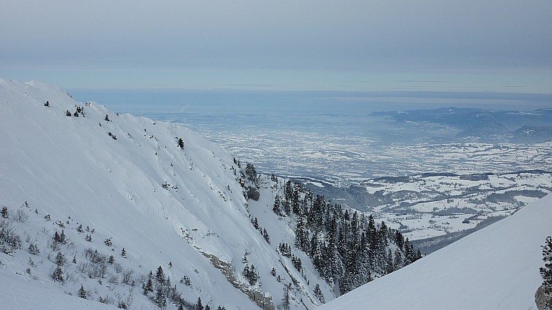 #3 Combe de la Ruchere : Les plaines du nord Isère bien enneigée Combe de la Ruchere : Les plaines du nord Isère bien enneigée