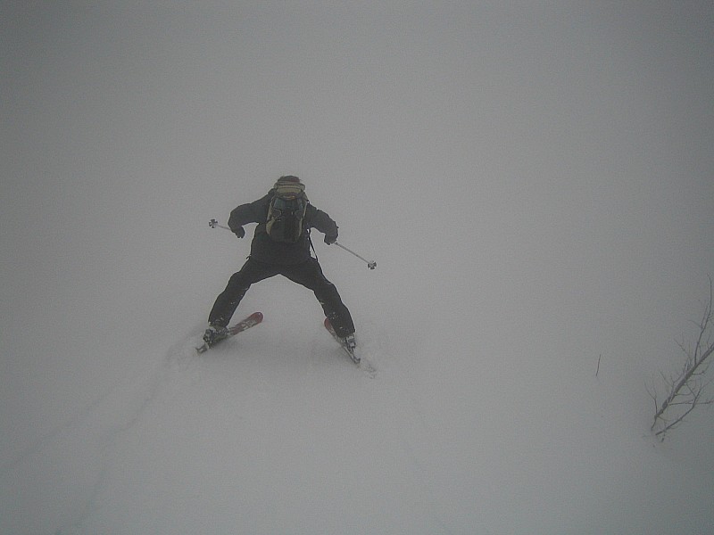 Du grand style : Impossible de skier, pourtant la neige était bonne !!!