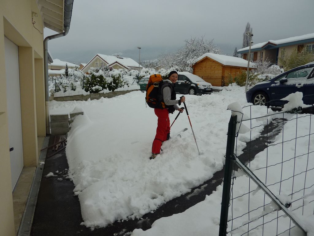 Départ : ça chausse à la voiture... euh.... à la maison !