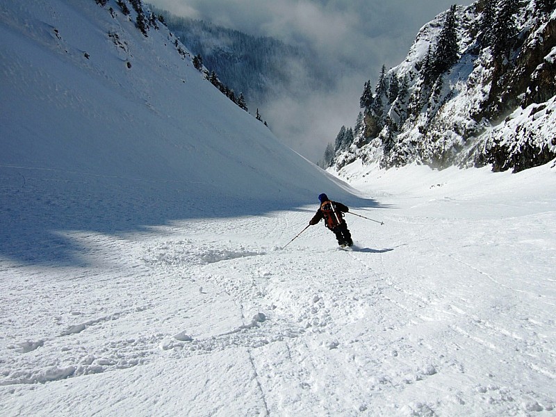 #5 Couloir Chauchefoin : Dans la partie haute du couloir Couloir Chauchefoin : Dans la partie haute du couloir