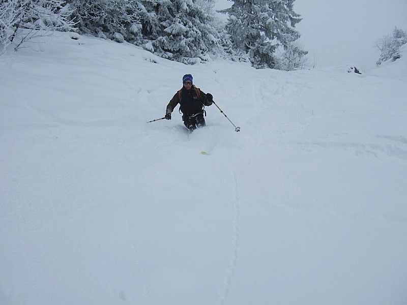 #10 Couloir Chauchefoin : Bonne poudreuse en revenant sur Comburce Couloir Chauchefoin : Bonne poudreuse en revenant sur Comburce