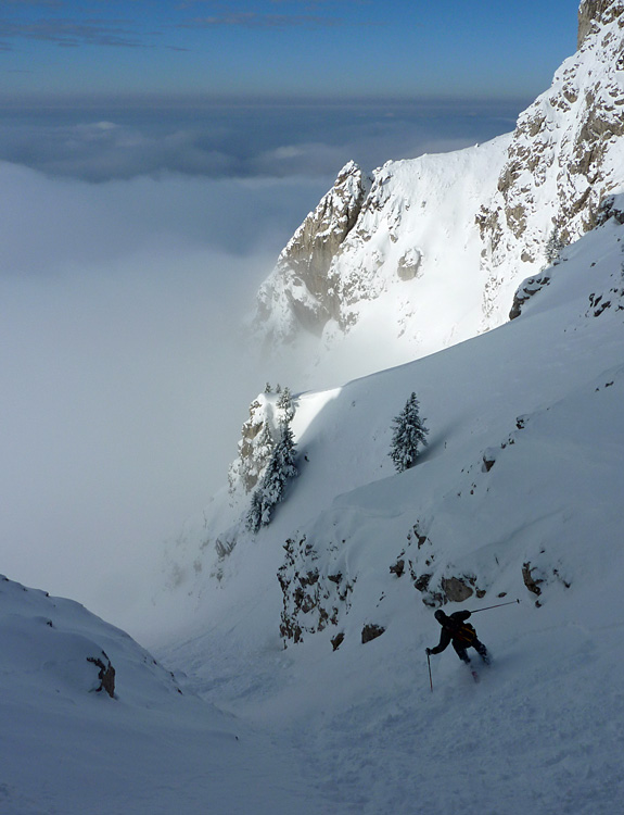 #7 Pointe de Chalune : Couloir de Pététoz. Pointe de Chalune : Couloir de Pététoz.
