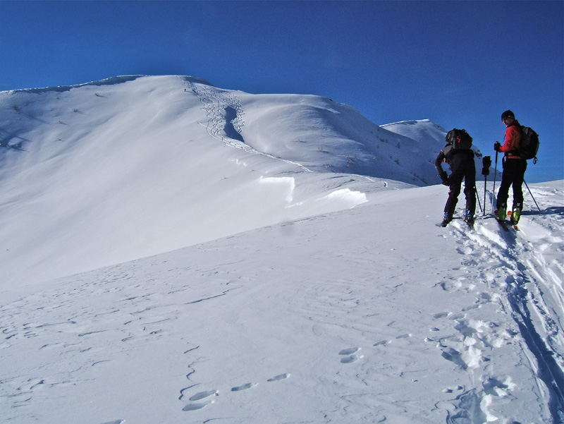 Alpet : Pente sommitale du Mt Aunos.