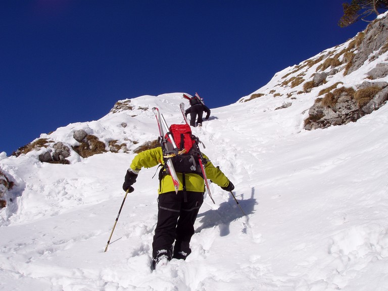 #6 Couloir du Pas de l Couloir du Pas de l'Aulp : On brasse un peu, mais à ski c'est risqué (pas de sous-couche...)
