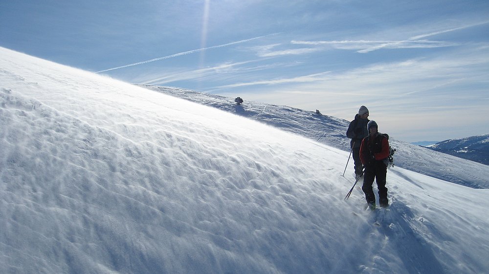 #6 Le vent commence son travail : En haut du couloir Nord du Parquet Le vent commence son travail : En haut du couloir Nord du Parquet