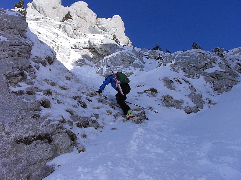 #10 Remontée du Couloir W Remontée du Couloir W