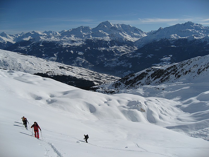 #14 2eme montée : Sur fond de Mont Pourri 2eme montée : Sur fond de Mont Pourri