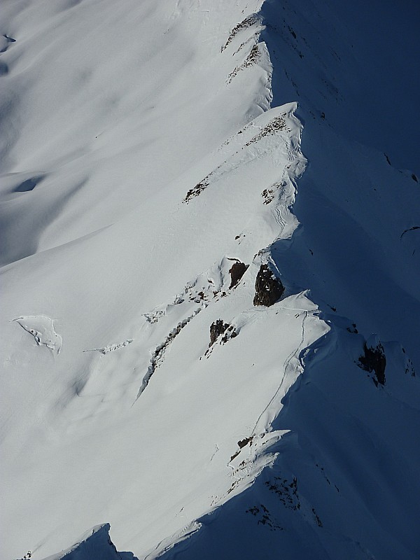 #8 Pointe de Combe bénite : Parcours d Pointe de Combe bénite : Parcours d'arête entre le col de Corne Noire et le sommet