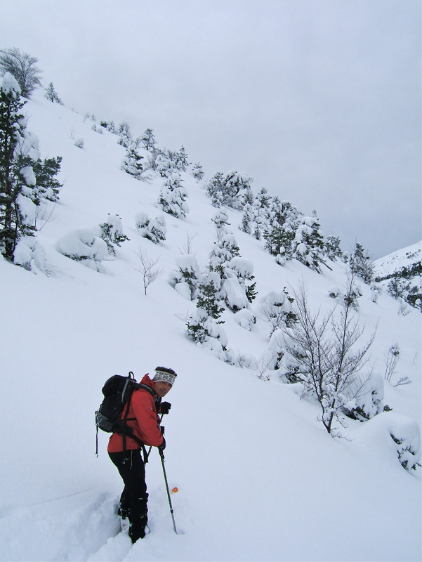 #12 Bernarde Picogu : Plus on descend plus il y a de la poudre. Bernarde Picogu : Plus on descend plus il y a de la poudre.