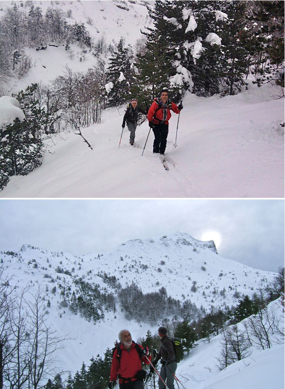 #14 Bernarde Picogu : Remontée sur l Bernarde Picogu : Remontée sur l'itinéraire.