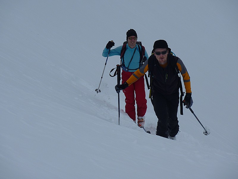#1 Pointes longues et sa combe : Dani et David en plein effort... Pointes longues et sa combe : Dani et David en plein effort...