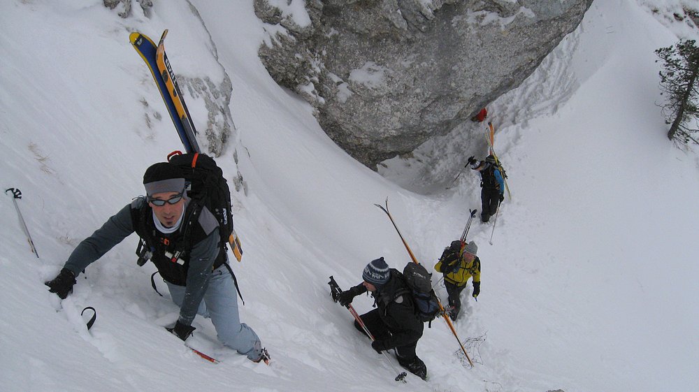 #4 Couloir Ouest des Lances : Le troupeau démarre Couloir Ouest des Lances : Le troupeau démarre