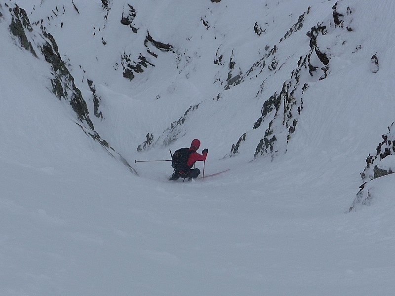 #4 Milieu du couloir, étroiture : Justin dans le raide et étroit. Milieu du couloir, étroiture : Justin dans le raide et étroit.