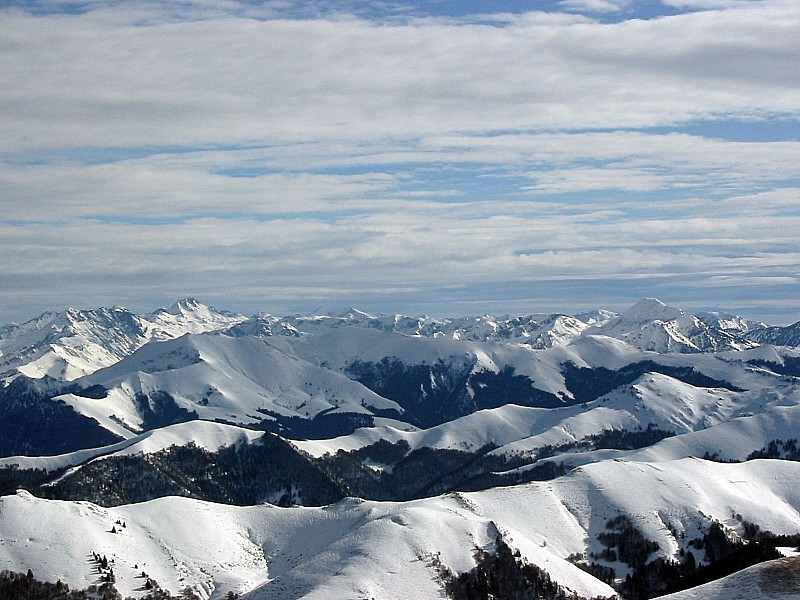 #5 le luchonais : vue sur les sommets du piemont le luchonais : vue sur les sommets du piemont