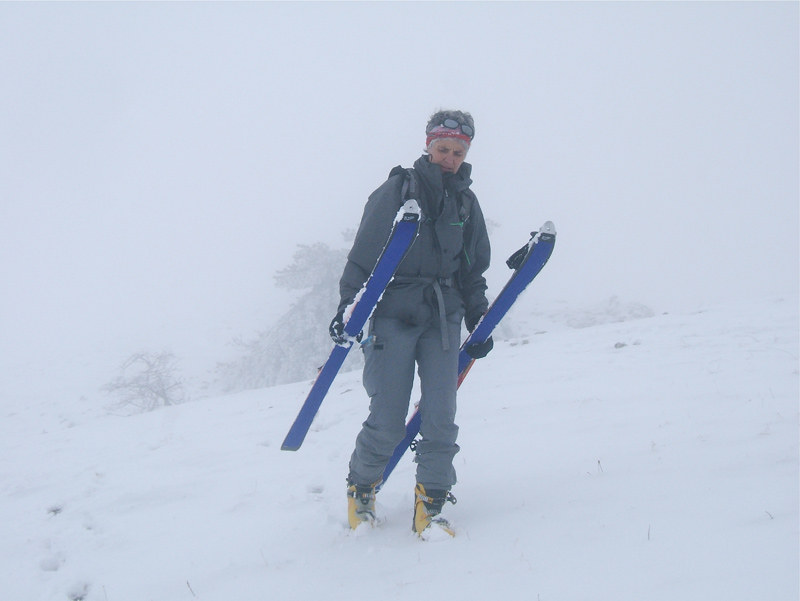 #8 Chamatte : 1750m pas assez de neige pour chausser nous descendons de quelque mètres. Chamatte : 1750m pas assez de neige pour chausser nous descendons de quelque mètres.