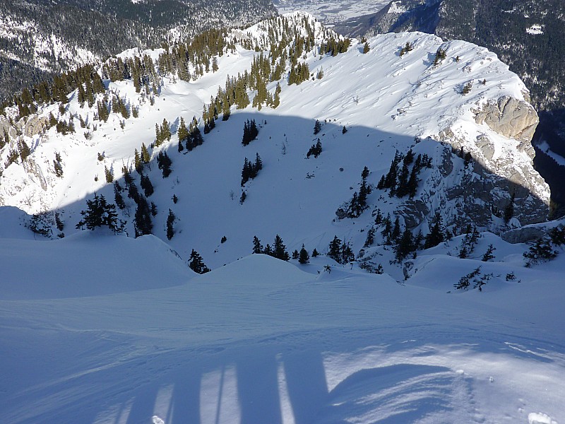 Combe NO : Vue du sommet