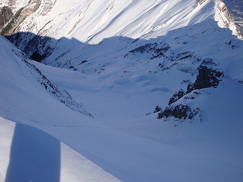 #3 Couloir de descente : Le couloir de descente au pied de la pente (ouest) finale des Arlicots Couloir de descente : Le couloir de descente au pied de la pente (ouest) finale des Arlicots