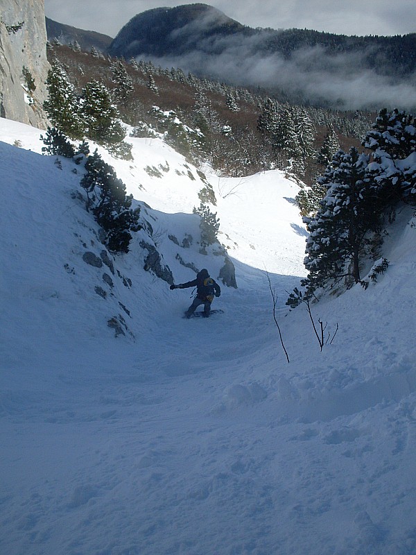 Descente dans le couloir : P-A Dans l'action ...se fait plaisir....visiblement