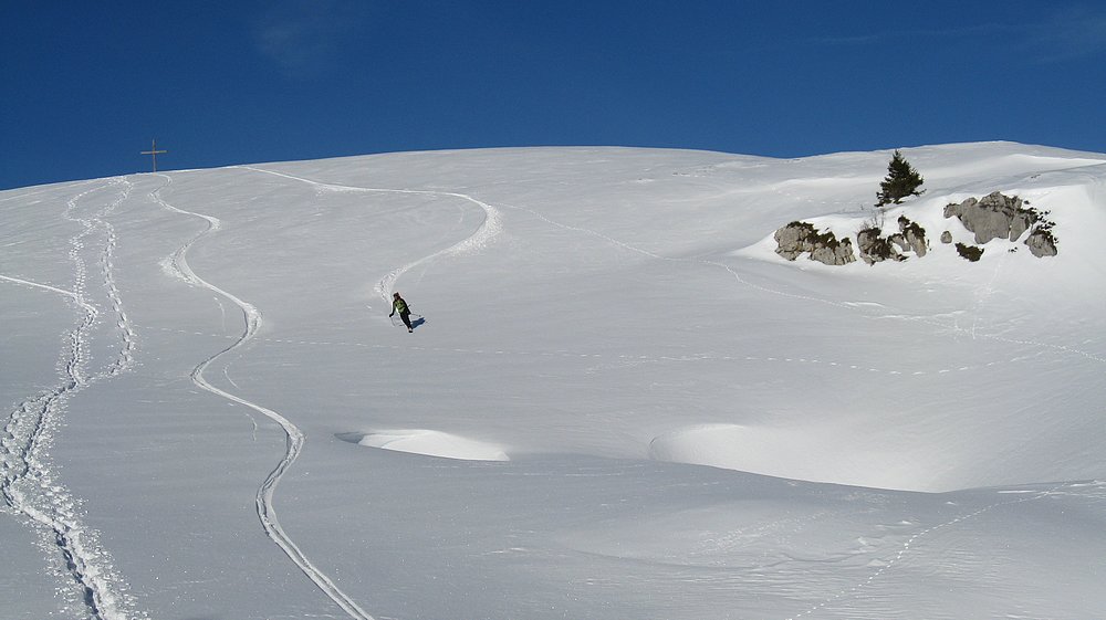 #3 1ère descente : en poudre jusqu 1ère descente : en poudre jusqu'à la vire