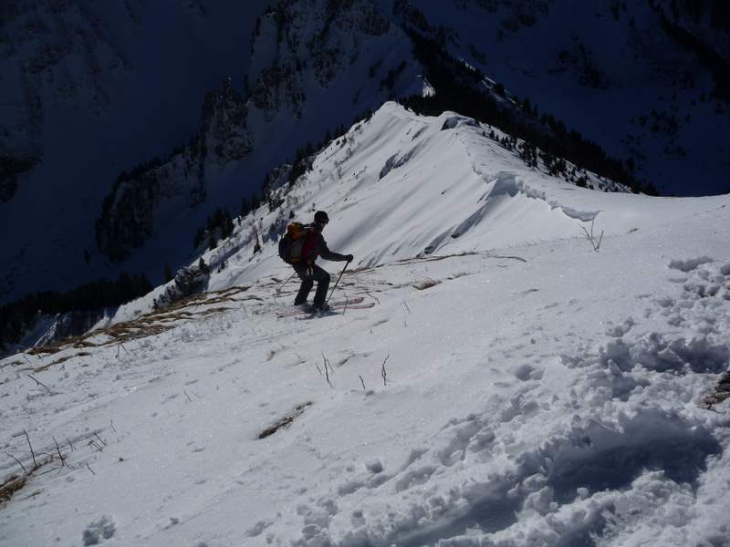 #3 Pic de la Corne : Départ dans la face SE Pic de la Corne : Départ dans la face SE