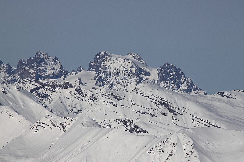Mont Pelvoux et Tête de Vautisse