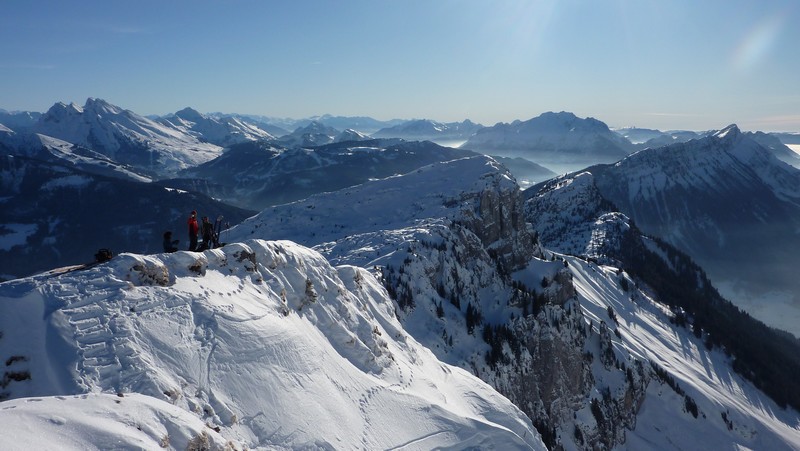 #9 Aiguille verte : Panoramique depuis le sommet de l Aiguille verte : Panoramique depuis le sommet de l'Aiguille verte.