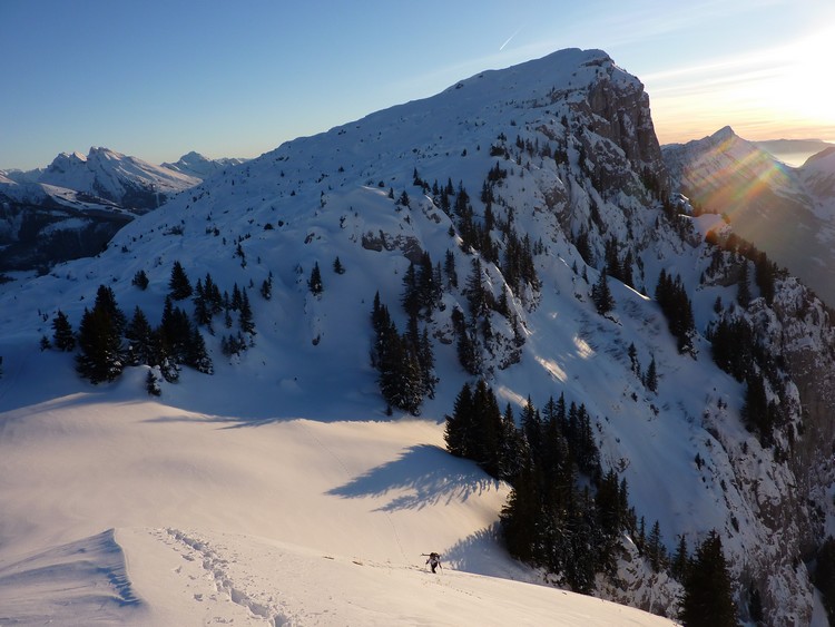 #14 Aiguille verte : Lumières du soir bis. Aiguille verte : Lumières du soir bis.