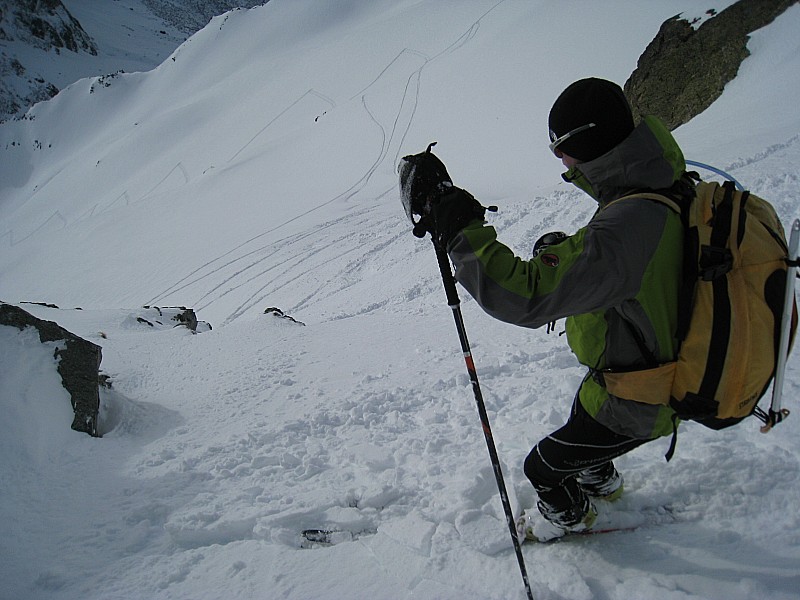 #16 Franck, le tracto : En bas du 1er couloir Franck, le tracto : En bas du 1er couloir