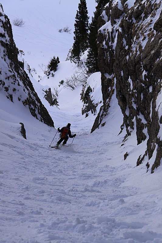 #6 Guillaume en action : Heureusement après 5m ça devient bien skiable Guillaume en action : Heureusement après 5m ça devient bien skiable