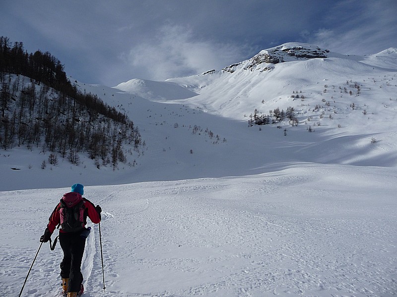 Tête de Clotinaille : Dans le vallon au dessus de la cabane