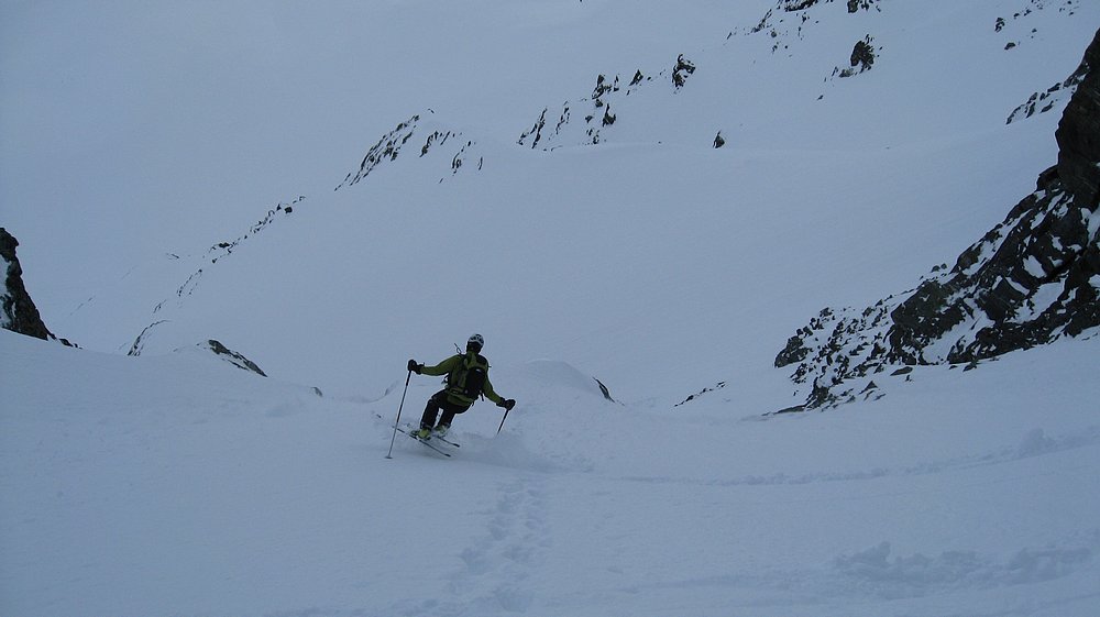 La partie basse : bien bonne à skier