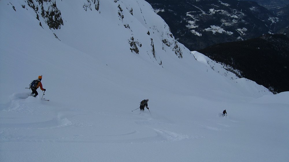 Sous Tigneu : De belles pentes à skier