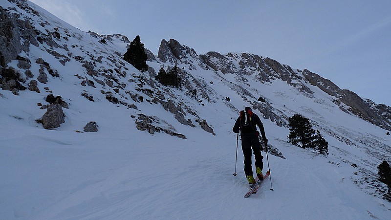 #2 Couloir N : neige dure Couloir N : neige dure