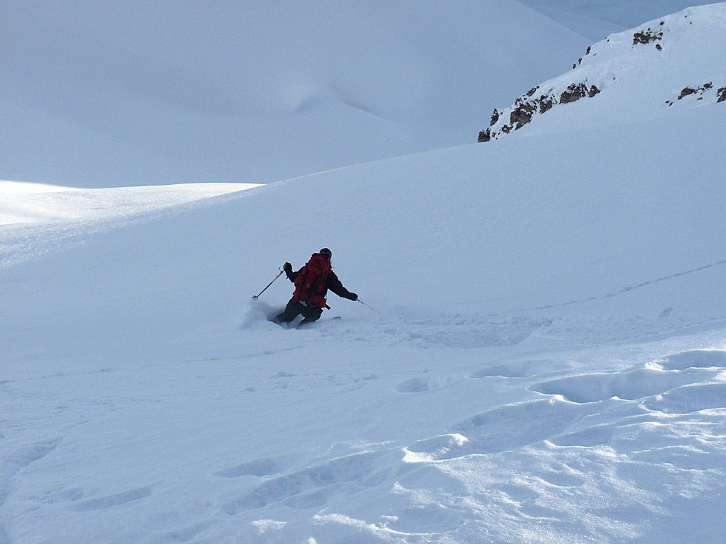 #16 Mt Coint, face NE : Après un peu d Mt Coint, face NE : Après un peu d'hésitation... c'est archi bon!!