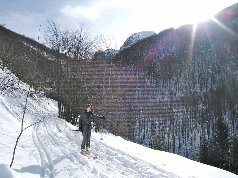 Punta Del Van : On fini par la route pour nous économiser.