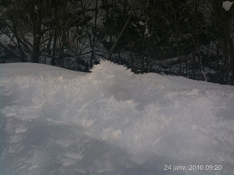 #2 Givre : Pas mal de givre au départ Givre : Pas mal de givre au départ