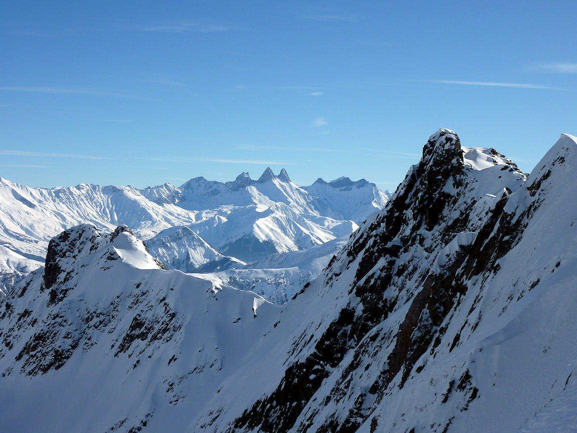 #22 Col des Balmettes : Nous découvrones les Aiguilles d Col des Balmettes : Nous découvrones les Aiguilles d'Arves
