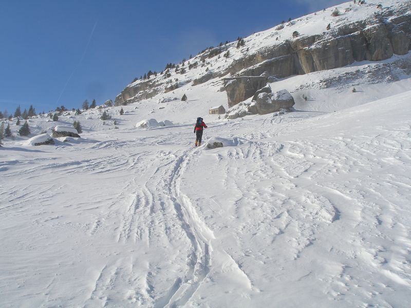 Cabane Pierre Baudinard : Enfin le soleil