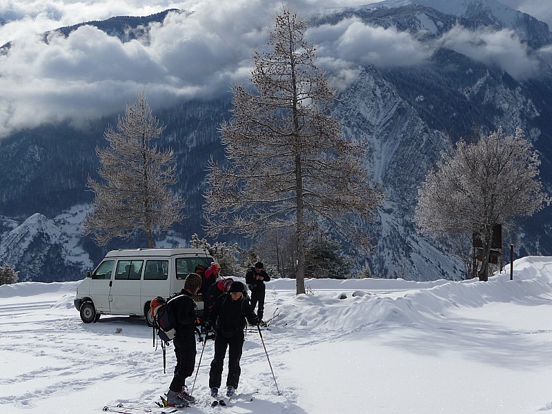 #1 Tête de Fouran : Au départ avec les 5 Sisteronnais Tête de Fouran : Au départ avec les 5 Sisteronnais