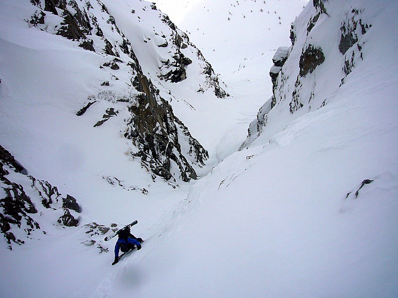 #3 Dans le couloir... : Premier tiers de la montée, la plus délicate. Dans le couloir... : Premier tiers de la montée, la plus délicate.
