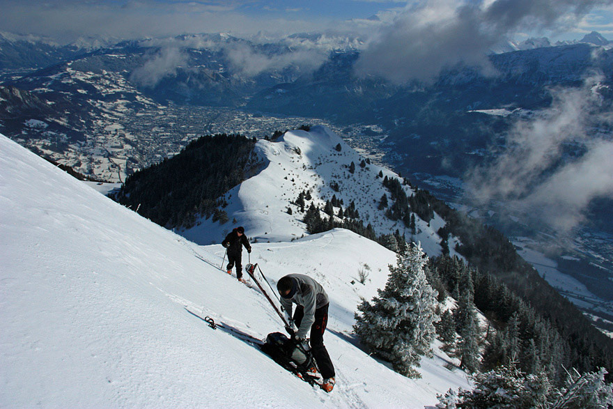 #10 Le Môle : Sur l Le Môle : Sur l'arête SE.