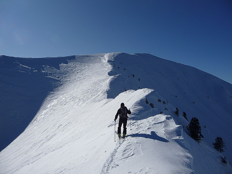 #6 Pic Bernardez : Sur l Pic Bernardez : Sur l'arête Est, direction le sommet